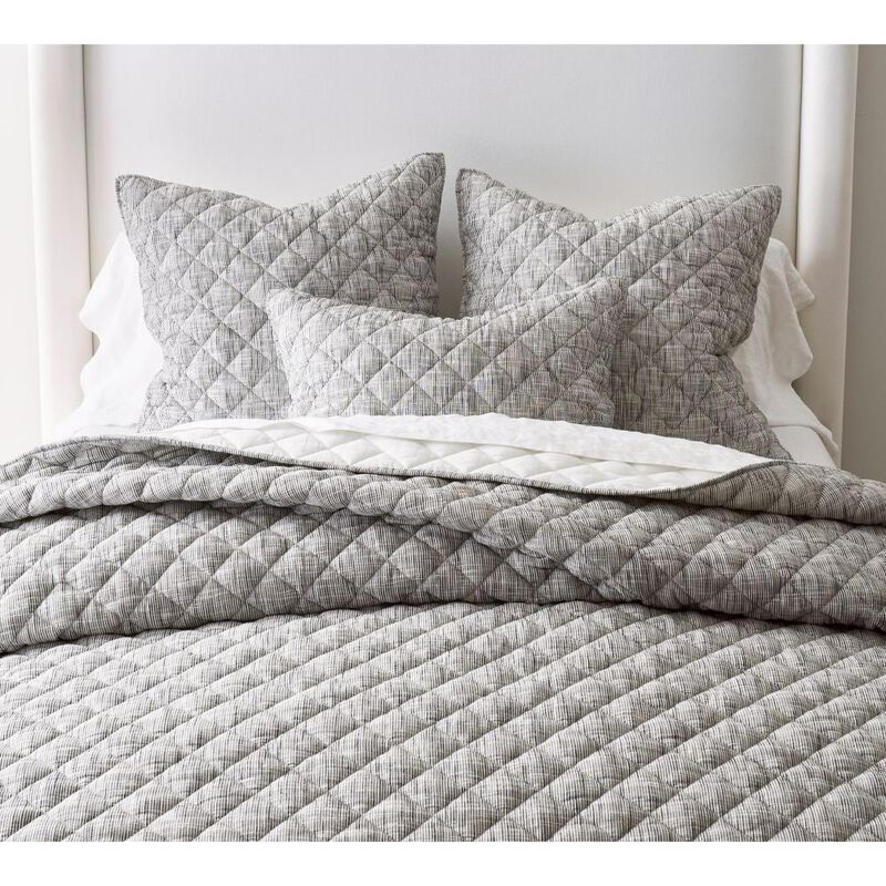 Pottery Barn Jasper Stripe Quilt Cover King image number 0